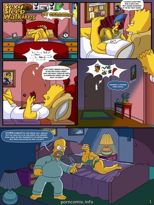 Adult Comics Simpsons- Sexy Sleep Walking – Kogeikun Porn Comic 02