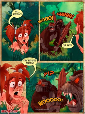 Incest Comics Welcomix- Jurassic Tribe 5- Captured by Beasts Porn Comic 03