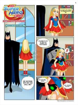 Batman X Supergirl- Sex Super Hero Girls free Porn Comic thumbnail 001