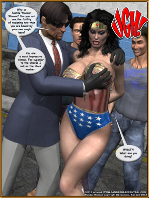 3D : Bondage WW vs ArmDealers- Wonder Woman Porn Comic sex 13