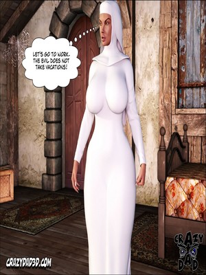 CrazyDad3D- White Nun- The Shadow of Evil free Porn Comic sex 9