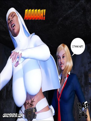 CrazyDad3D- White Nun- The Shadow of Evil free Porn Comic sex 41