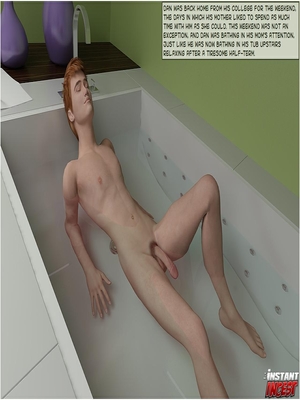 Porn Comics - 3D : Fucking mom in bathroom- Instant Porn Comic