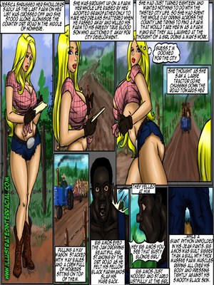 Interracial : Illustrated interracial- Farm girl Porn Comic sex 2