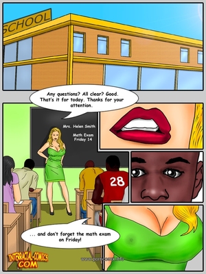 Interracial : Interracial- Sex teacher Porn Comic sex 2