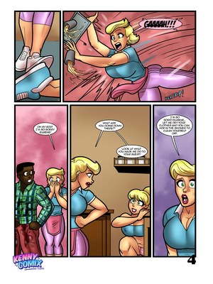 Interracial : Kennycomix- Betty & Alice in Study Session Porn Comic sex 5