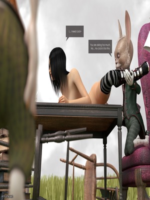 3D : Mad Alyss- Amusteven (Alice in Wonderland) Porn Comico sex 46