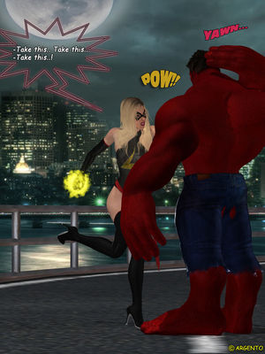 Ms. Marvel vs Red Hulk- The Return of Red Hulk free Porn Comic sex 7