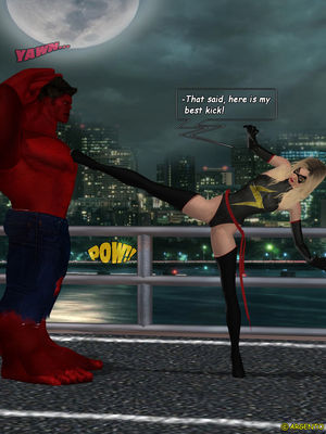Ms. Marvel vs Red Hulk- The Return of Red Hulk free Porn Comic sex 8