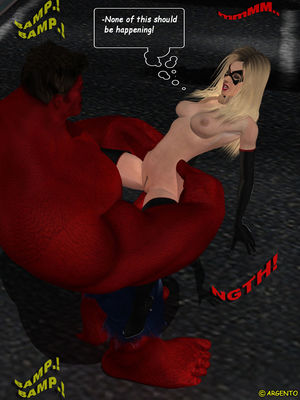 Ms. Marvel vs Red Hulk- The Return of Red Hulk free Porn Comic sex 23
