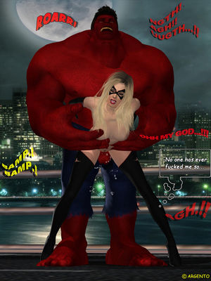 Ms. Marvel vs Red Hulk- The Return of Red Hulk free Porn Comic sex 25