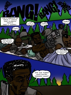 Interracial : O Klan Fuck- illustrated interracial Porn Comic sex 3