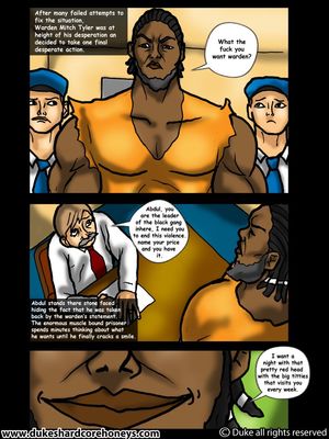 Interracial : Prison Control 01- Duke Honey Porn Comic sex 3