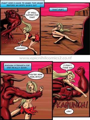 Supergirl- Demonic Bloodsport Part 2 free Porn Comic sex 22