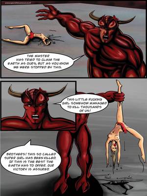 Supergirl- Demonic Bloodsport Part 2 free Porn Comic sex 33