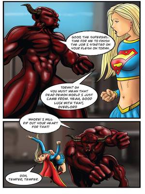 Supergirl- Demonic Bloodsport Part 3 free Porn Comic sex 21