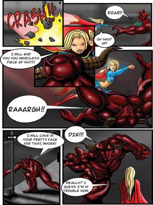 Supergirl- Demonic Bloodsport Part 3 free Porn Comic sex 23