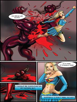 Supergirl- Demonic Bloodsport Part 3 free Porn Comic sex 41