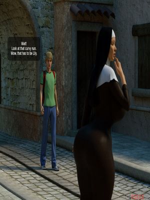 3D : The Foxxx- Lily’s First Day as a Nun Porn Comic sex 8