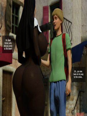 3D : The Foxxx- Lily’s First Day as a Nun Porn Comic sex 11