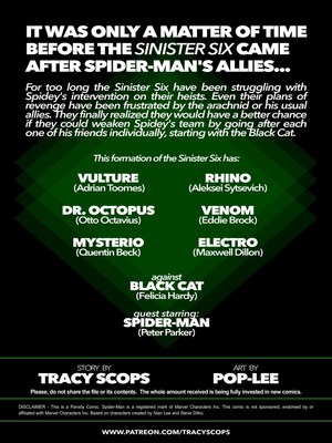 Tracy Scops- The Sinister Six Against The Black Cat free Porn Comic sex 2