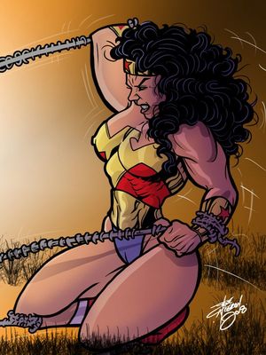 Wonder Woman- Attack of the Great Pumpkin free Porn Comic sex 9