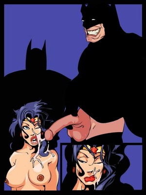 Wonder Woman- Night Patrolling With Her Batmen free Porn Comic sex 8