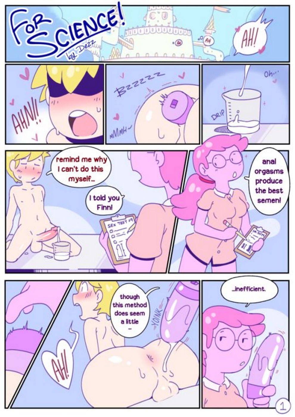 990px x 1400px - Dezz- For Science! Adventure Time free Porn Comic | HD Porn Comics