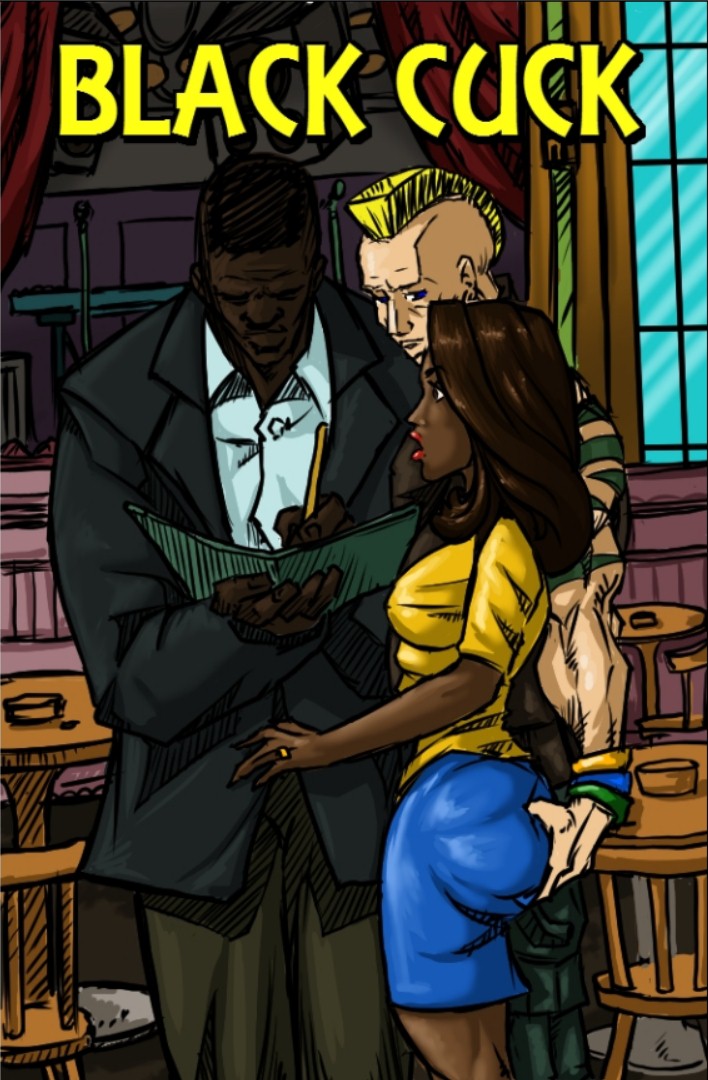 Black Interracial Cartoon Porn - Illustrated Interracial- Black Cuck free Porn Comic - HD Porn Comics