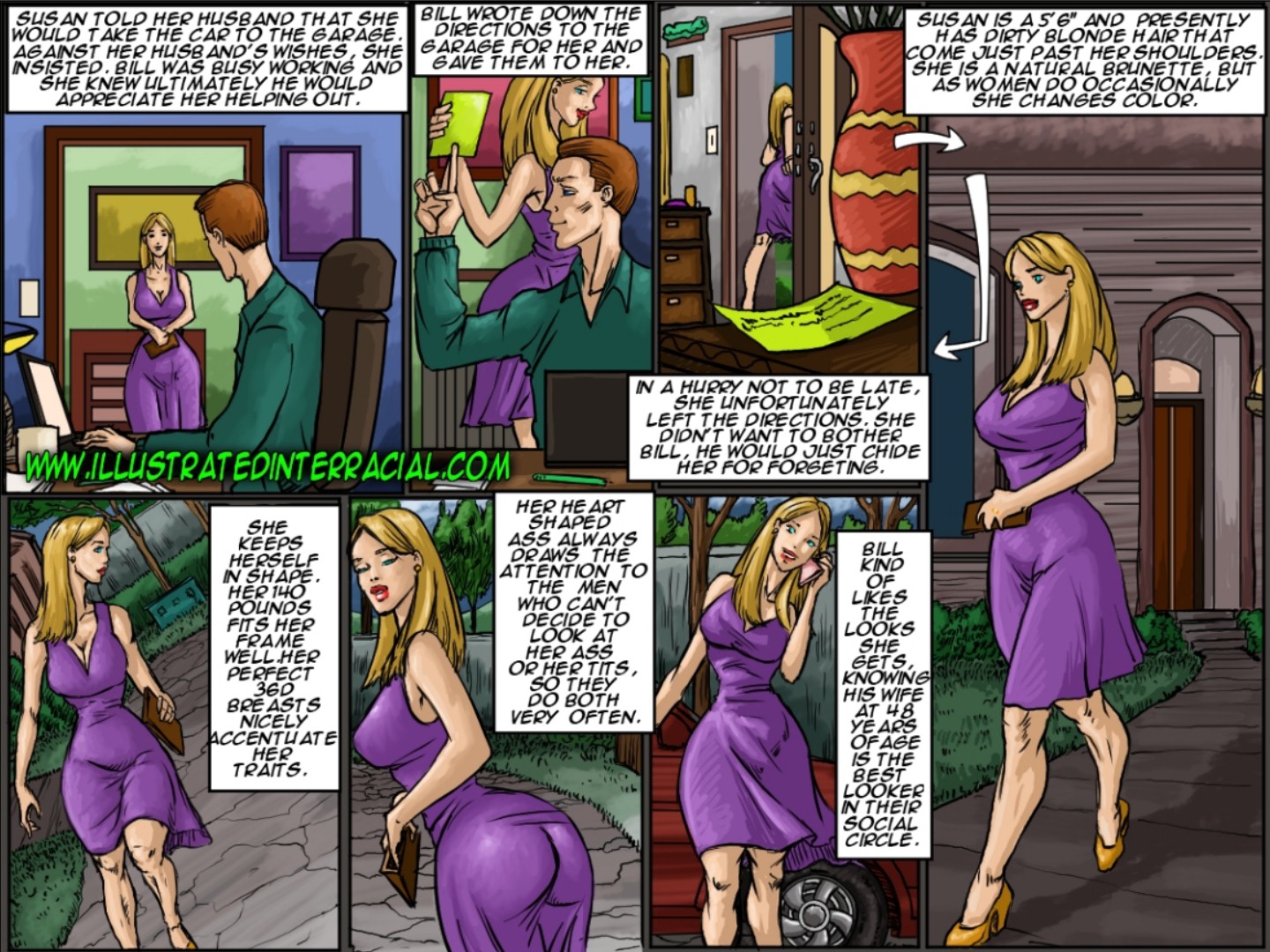 Illustratedinterracial- The Good Wife free Porn Comic photo image