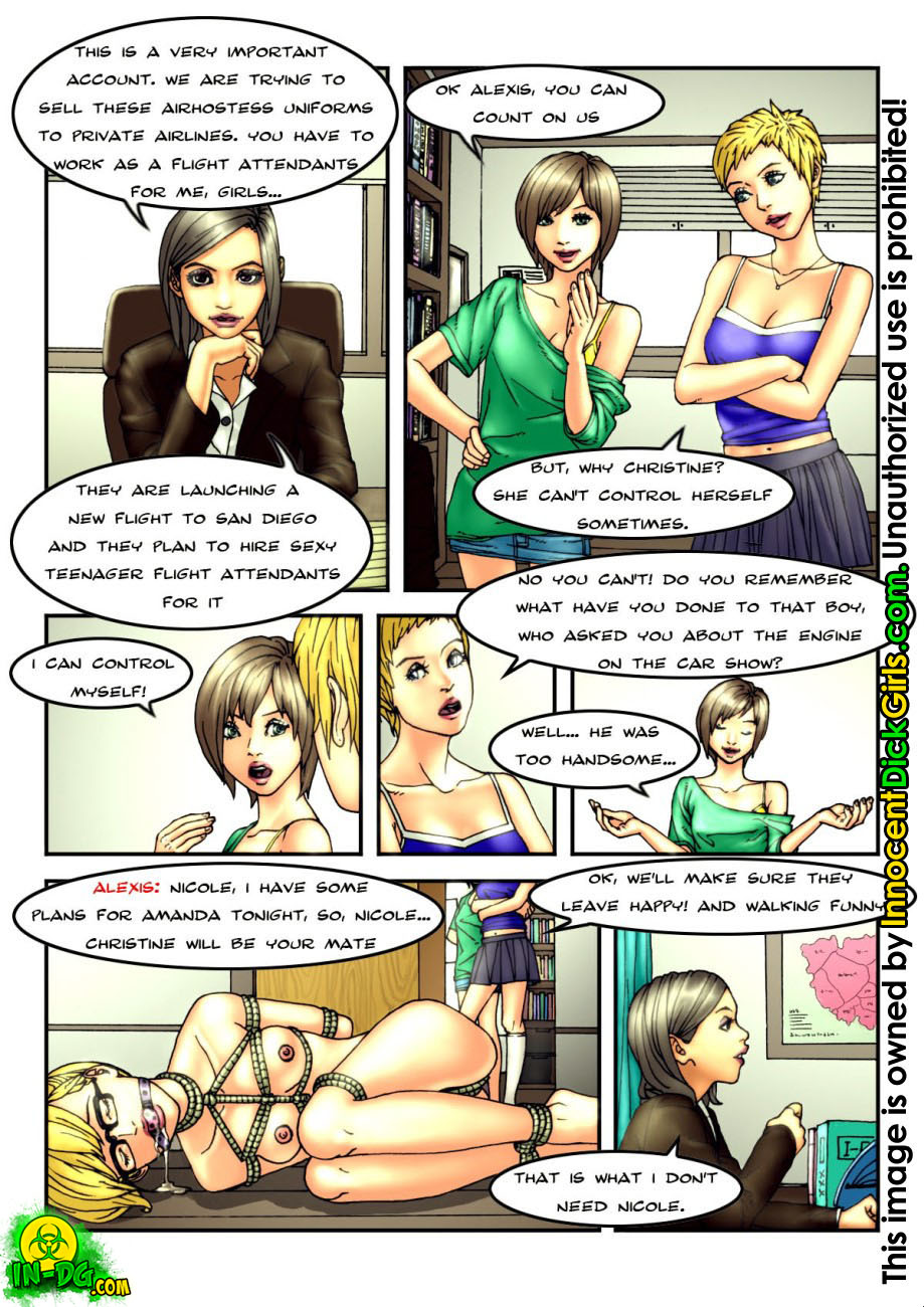 Innocent Dickgirls- The Futa Flight free Porn Comic - HD Porn Comics
