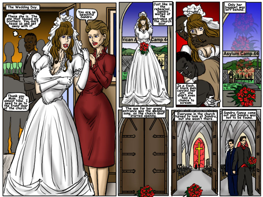 Bride Interracial Porn Art - Interracial : My Wedding GangBang- illustrated interracial Porn Comic â€“ HD  Porn Comics